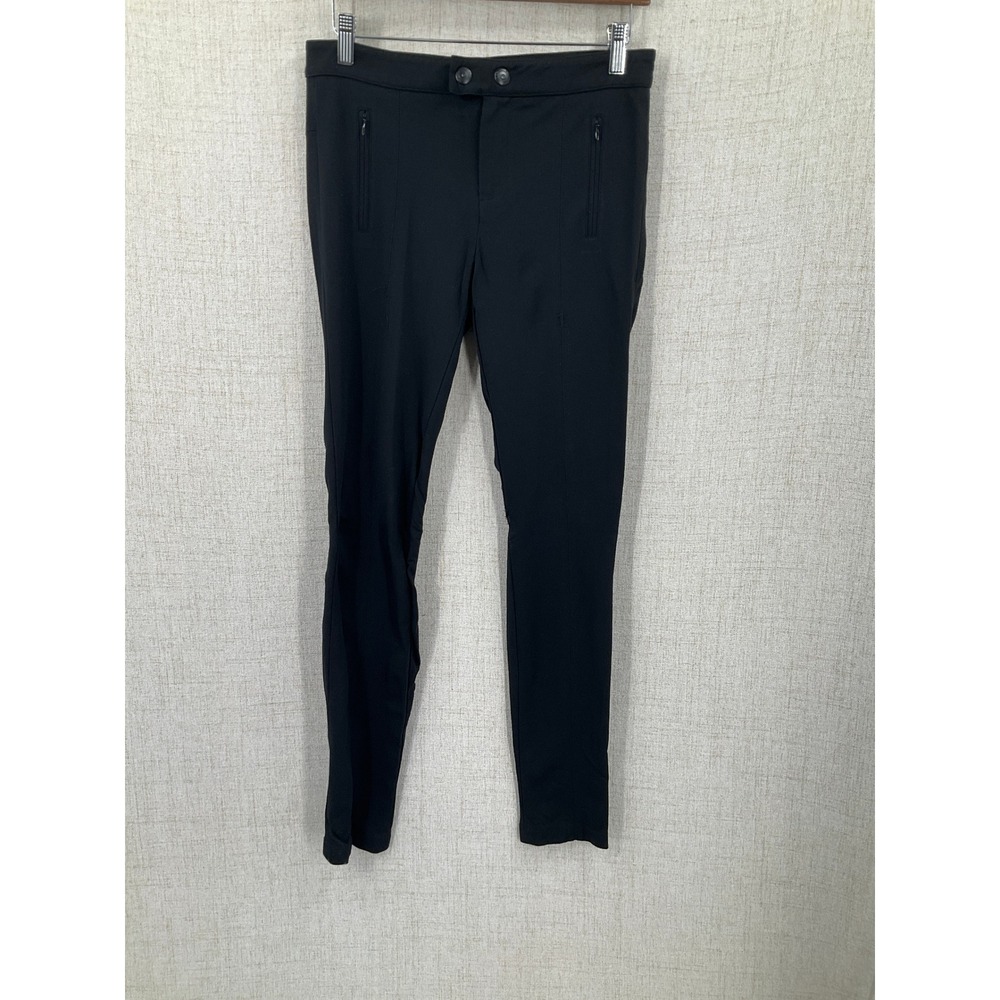 Vince Trousers Women 6 Black Stretch Minimalist Professional Pants Capsule